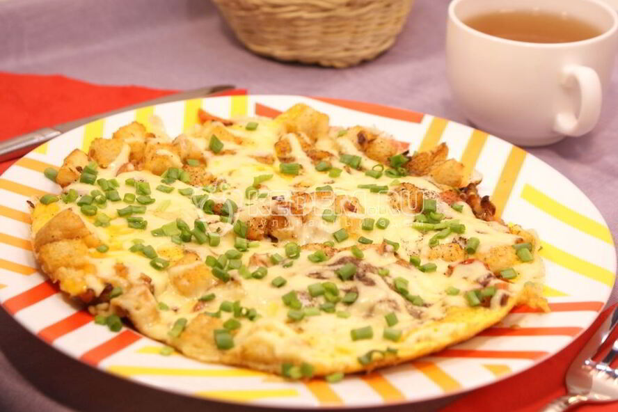 Рецепт яичницы по-французски