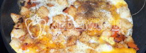 яичница по-французски. Шаг 6