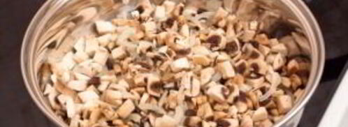 яичница с грибами. Шаг 4