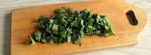 яичница с крапивой. Шаг 5