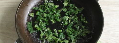 яичница с крапивой. Шаг 8