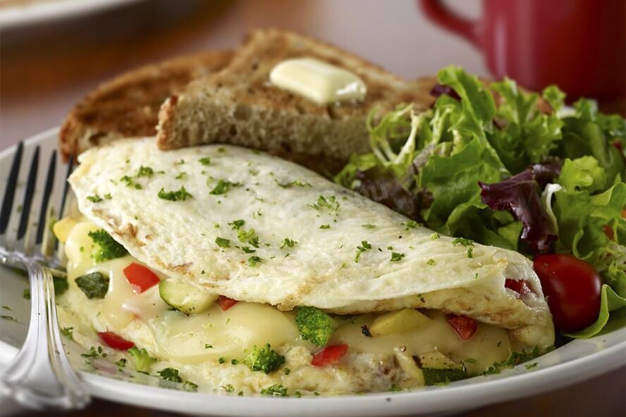 Рецепт яичницы с мексиканской смесью