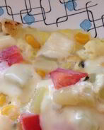 Яичница с овощами