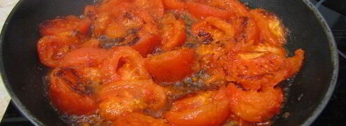 яичница с помидорами — великое сочетание продуктов. Шаг 5