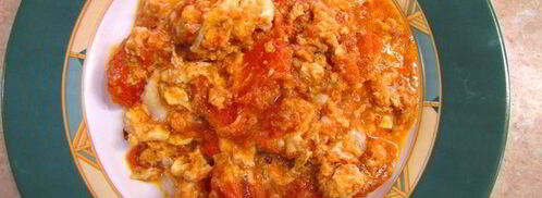 яичница с помидорами — великое сочетание продуктов. Шаг 7