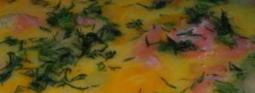 яичница с семгой. Шаг 4