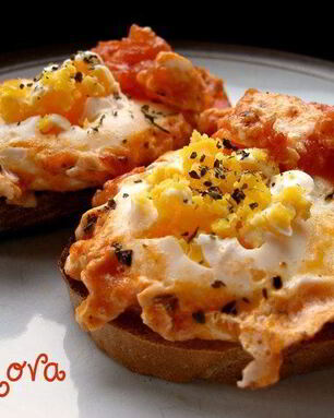 Яичница с томатами Uova al Pomodoro