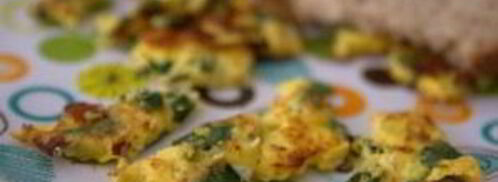 яичница с творогом. Шаг 5