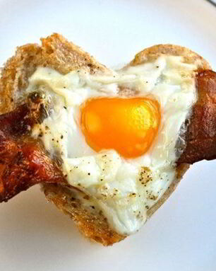 Яичница Сердце