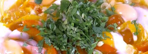 яичница со сладким перцем, луком и помидорами. Шаг 9