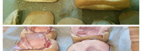 яичница в булочке. Шаг 2