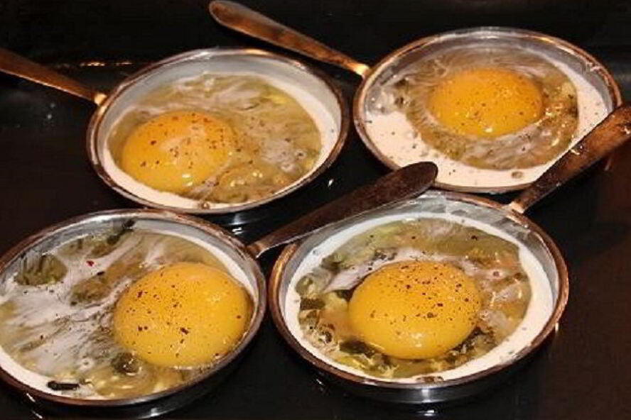 Рецепт яичницы в духовке