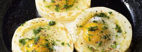 яичница в кабачке. Шаг 6