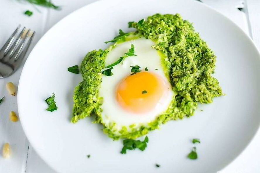 Рецепт зеленой шакшуки