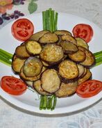 Закуска баклажаны острые с чесноком