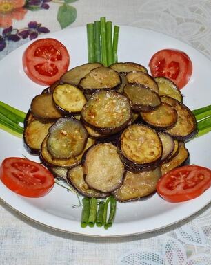 Закуска баклажаны острые с чесноком