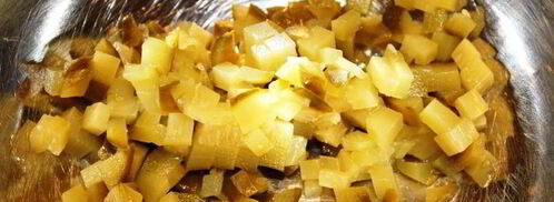 закуска из авокадо, груши и креветок. Шаг 2