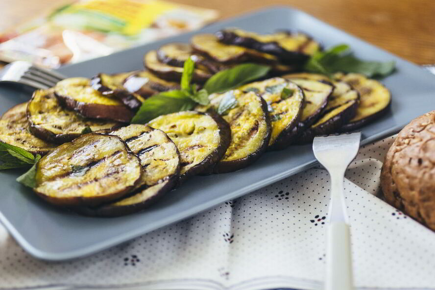 Рецепт закуски из баклажанов-гриль