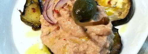 закуска из баклажанов с тунцовым паштетом. Шаг 2