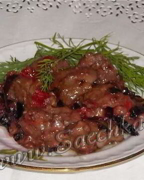 Закуска из куриной печени Красная