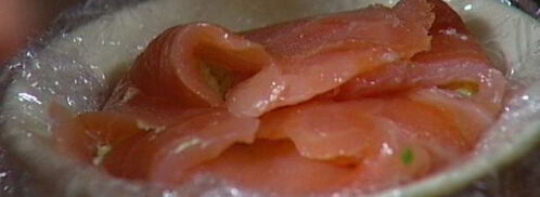 закуска из семги с рисом. Шаг 7