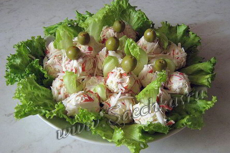 Рецепт закуски коралловый риф