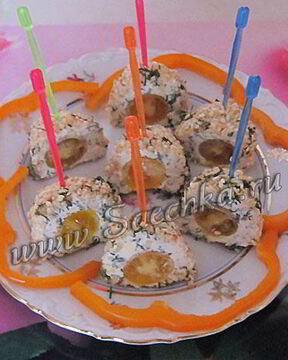 Закуска с помидорами черри