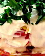 Закусочные помидоры под сырной шубой