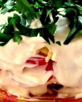 Закусочные помидоры под сырной шубой