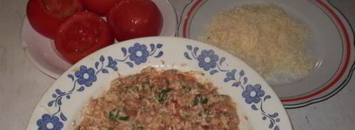 запеченные помидоры с горбушей. Шаг 6