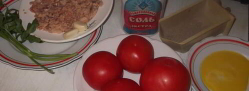 запеченные помидоры с горбушей. Шаг 8