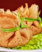 Блинные мешочки с жюльеном