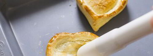 слоеные сердечки с жюльеном из креветок. Шаг 6