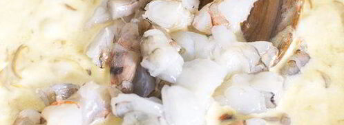 слоеные сердечки с жюльеном из креветок. Шаг 10