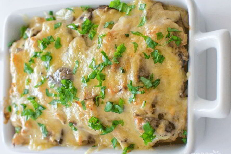 Рецепт жульена классического с курицей и грибами