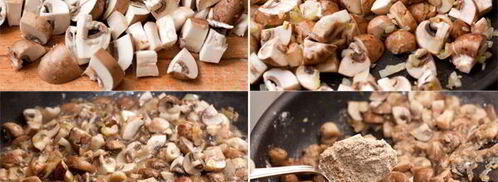 жульен с грибами. Шаг 3