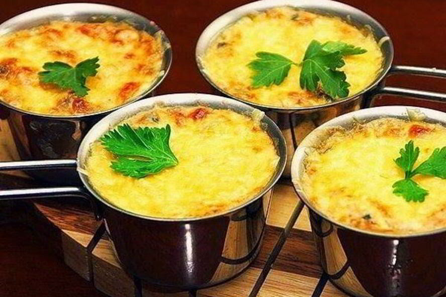 Рецепт жульена с курицей и грибами