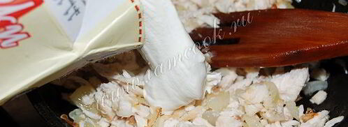 жульен с курицей. Шаг 7