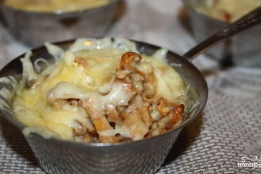 Рецепт жульена с лисичками