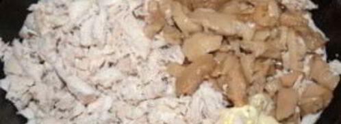 жульен в блинных мешочках. Шаг 2