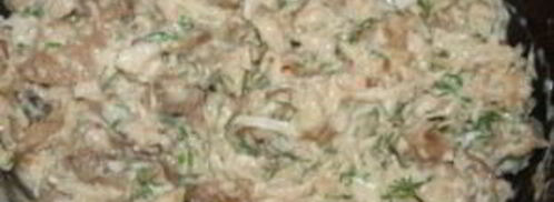 жульен в блинных мешочках. Шаг 3