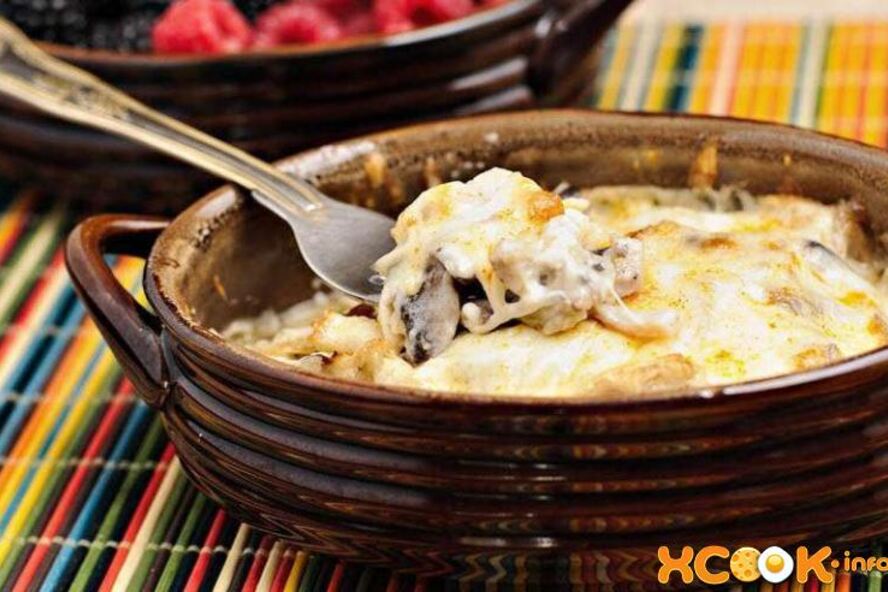 Рецепт жульена в горшочках