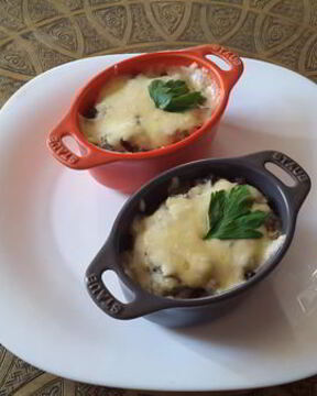 Жюльен-фьюжн из гречки с грибами