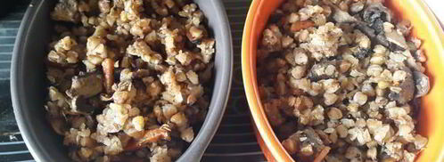 жюльен-фьюжн из гречки с грибами. Шаг 14