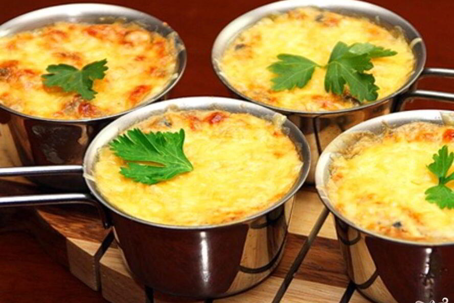 Рецепт жюльена из белых грибов