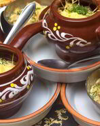 Жюльен из свежих грибов с зеленью