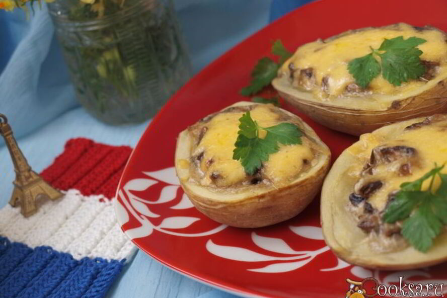 Рецепт жюльена в картофеле