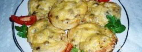 жюльен в слоеном тесте. Шаг 4